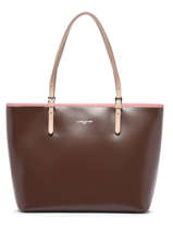 Shoulder Bag Smooth Leather Lancaster Brown smooth 8
