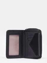 Wallet Maya Leather Lancaster Black maya 3-vue-porte