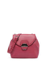 Leather Crossbody Bag Foulonné Pia Lancaster Pink pia 61