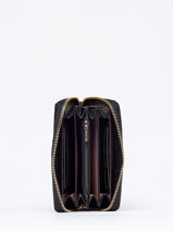 Portefeuille Leather Lancaster Black exotic lezard/croco 12-vue-porte