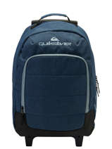 2-compartment  Wheeled Schoolbag Quiksilver Blue kids QBBP3035