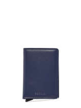 Card Holder Leather Secrid Blue original SO