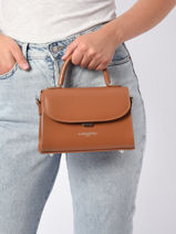 Sac Bandouli�re S Suave Cuir Lancaster Beige suave even 16-vue-porte