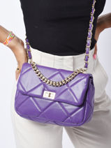 Crossbody Bag Coco Miniprix Violet coco FS1009-vue-porte