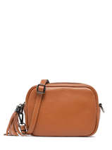 Sac Bandouli�re Caviar Cuir Milano Marron caviar CA2006N