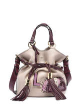 Small Leather Premier Flirt Python Bucket Bag Lancel Multicolor premier flirt A11752