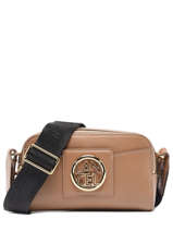 Leather Roxane Camera Bag Lancel Brown roxane A12070