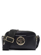 Leather Roxane Camera Bag Lancel Black roxane A12070