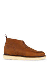 Derby Shoes Dock Desert In Leather Schmoove Brown men EFIS04AY