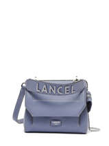 Small Leather Ninon Crossbody Bag Lancel Blue ninon A11745