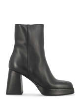 Heeled  Boots In Leather Semerdjian Black women M684M2