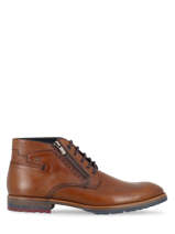 Formal Shoes Ciclo In Leather Fluchos Brown men F0568-vue-porte