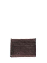 Card Holder Leather Etrier Brown etincelle irisee EETI011