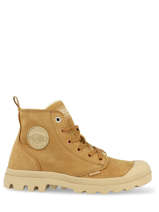Boots Pampa Hi Zip Wl In Leather Palladium Beige women 95982252