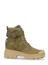 Boots Pallabase Tact S Tx Palladium Green women 97184307