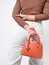 Crossbody Bag Gisele Leather Le tanneur Orange gisele TGIS1000-vue-porte