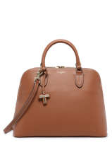 Leather Gisèle Top-handle Bag Le tanneur Brown gisele TGIS1010