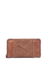 Wallet Leather Biba Brown heritage BEE4L