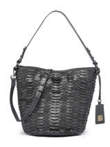 Shoulder Bag Heritage Leather Biba Gray heritage BEK1L