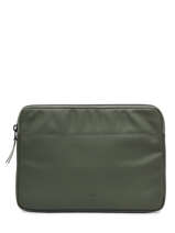 Laptop Cover With 15" Laptop Sleeve Rains Green boston 16520