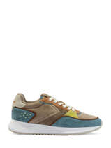 Leather Sneakers Times Square Hoff Blue women 22201004-vue-porte