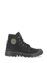 Pampa Hi Htg Boots Palladium Black unisex 77356001-vue-porte