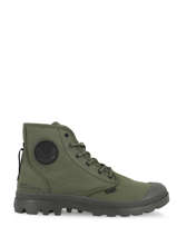 Pampa Hi Htg Boots Palladium Green unisex 77356325-vue-porte