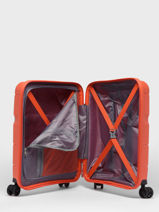 Cabin Luggage American tourister Orange linex 90G001-vue-porte
