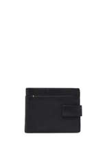 Portefeuille Porte Monnaie Leather Basilic pepper Black traveler BTRA93