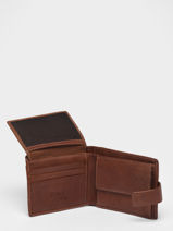 Portefeuille Porte Monnaie Leather Basilic pepper Brown traveler BTRA93-vue-porte