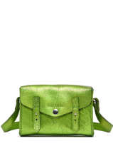 Leather Crossbody Bag Mini Indispensable Paul marius Green vintage MINI