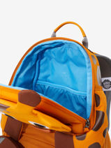 Backpack Affenzahn Orange large friends FAL1-vue-porte