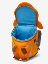 Mini  Backpack Affenzahn Orange small friends FAS1-vue-porte