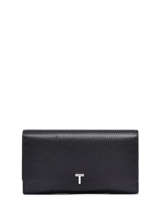 Leather Continental Wallet Romy Le tanneur Black romy TROM3301