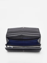 Grand Portefeuille Zipp� Romy Cuir Le tanneur Noir romy TROM3301-vue-porte