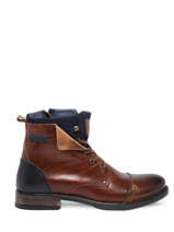 Boots Yedos In Leather Redskins Brown men YEDOS-vue-porte