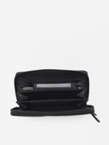 Leather Foulonn� Wallet Yves renard Black foulonne 29984-vue-porte