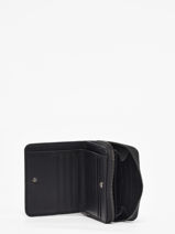 Compact Leather Foulonn Wallet Yves renard Black foulonne 29992-vue-porte