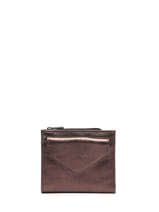 Coin Purse Leather Etincelle Iris�e Etrier Brown etincelle irisee EETI810