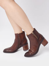 Oudal Heeled Boots In Leather Mam