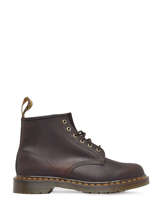 Boots 101 Dark Brown Crazy Horse In Leather Dr martens Brown unisex 27761201