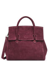 Suede Leather Clara Handbag Nathan baume Red nathan 2S