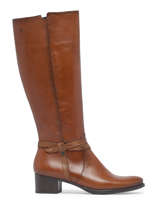 Boots Alegria In Leather Dorking Brown women D8272-vue-porte