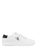 Sneakers Classic Cupsole In Leather Calvin klein jeans White men 491YAF