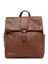 Backpack A4 Cow Basilic pepper Brown cow BCOW50