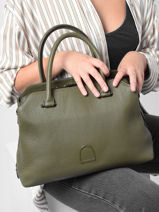 Top Handle Balade Leather Etrier Green balade EBAL06-vue-porte