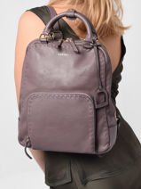 Backpack Etrier Violet tradition EHER37-vue-porte