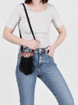 Longchamp Le pliage filet Pochettes Noir-vue-porte