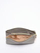 Portefeuille Caviar Cuir Crinkles Gris caviar 14196-vue-porte