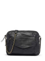 Leather Naina Crossbody Bag Pieces Black naina 17122474